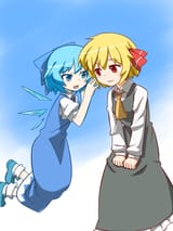 CIRNO WHISPERS SOMETHING TO RUMIA