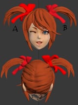 CHUKY GIRL RIBBONS TEST