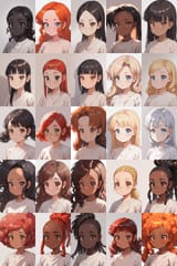 anime phenotypes girls-min