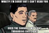 throbbing erection 