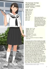 Middle &amp; High School Girl Physique (The pubertal Girl as Read from Body Data) The average 3rd year middle schooler (15 year) -drawn by shinchou_ni_kansuru_kousatsu_ Translated eng