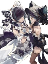 Azur Lane, large breasts, White silk pantyhose 柴郡