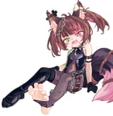 nyudachi, virtual YouTuber, barefoot Untitled