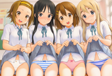 4girls, Hirasawa Yui, Akiyama Mio, Tainaka Ritsu, Kotobuki Tsumugi, group photo, s-2965859661