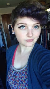 purple hair