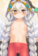 1girl, immature female, loli, aged down, child, yu-gi-oh!, astellar of the white s-3569606750