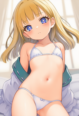 1girl, immature female, loli, aged down, child, yu-gi-oh!, elzette of the white s-3064489334