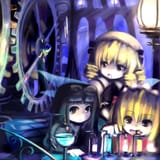 three fairies of light doing science