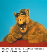 workout while meal