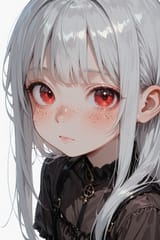 140013-1511704802-preteen girl long hair silver hair red eyes freckles, loli