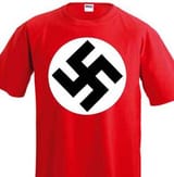 swastika-red-tshirt.psd