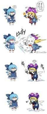 CIRNO MAKES ICE CREAM FOR CLOWNPIECE