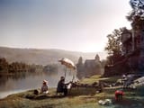 artists on the Dordogne, Beaulieu France 1925