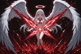 140470-584176091-[preteen girl long hair silver hair red eyes freckles_0.1], (dynamic spell_1.5), blood ice, vest tie, sleeveless shirt, maliciou
