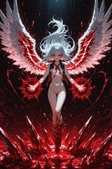 140475-3531644333-[preteen girl long hair silver hair red eyes freckles_0.1], (dynamic spell_1.5), blood ice, vest tie, sleeveless shirt, maliciou