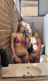 AbbyUnknownBathroomBikini