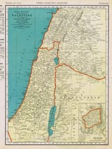 MID227B-Genuine-Antique-Map-Popular-Map-of-Palestine-and-Parts-of-Syria-and-Trans-Jordan-1940-Rand-McNally-Maps-Of-Antiquity_2