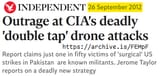 Nobel Peace Prize Winner Obama - 2012-09-26 Outrage at CIA&#039;s deadly &#039;double tap&#039; drone attacks