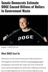 DOGE Caused Billions of Dollars In Government Waste
