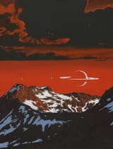 SaturnFromTitan RonMiller1972