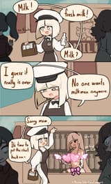 May be an image of text that says Milk! fresh milk! Tl IL MILI Ik Milk