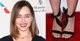 Emilia-Clarke-Gianvito-Rossi-Bandana-Bow-Sandals