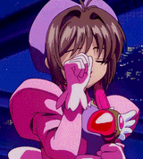 sakura all dressed in pink