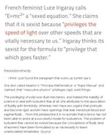 When a woman tries to science