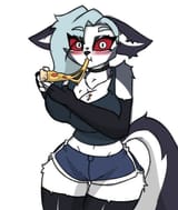loona cant enjoy her pizza