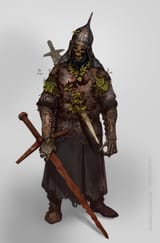 skele has a rusty sword