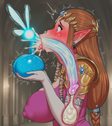 D 0.8__fellatrix__, 1__x-ray deepthroat__, princess zelda deepthroating a navi&#039;s l s-3301664915