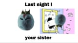 kissed him and punched him out the window your sister