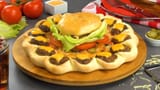 hamburger pizza