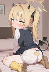 AI-generated, loli, BlueArchive Untitled