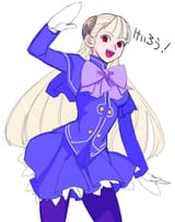 ingrid goes blue waves cheerfully