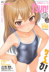 1girl, loli, aged down, Magazine Cover, text, Aisaka Taiga, _TSUN!_ in English l s-1371128158
