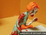 chainsaw maid throw up