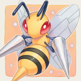 no humans, pokemon, Beedrill, flying, full body s-836688543