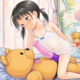 1girl, loli, aged down, straddling, riding, pussy rub, crotch rub, nude, between s-3119775373