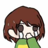 Chara crying