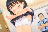 1girl, 1boy, age difference, height difference, from side, profile, nsfw, inside s-1478979295