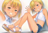 1girl, loli, aged down, immature female, gyaru, bleached hair, long nails, pain s-4211362238