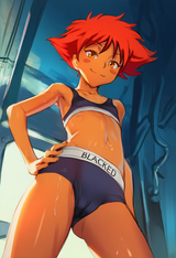 1girl, cowboy bebop, impasto, painterly, painting (medium), {{realistic}}, [art s-1163528776