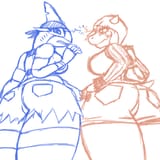AquaSharkpedoMagmaCameruptRivalrySketch