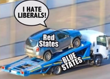 red state blue