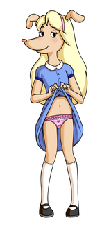 Panty Shot Portia Demwiddy