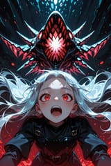 140761-1588359114-preteen girl long hair silver hair red eyes freckles, (dynamic maw_1.9)