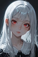 140775-1025068357-preteen girl long hair silver hair red eyes freckles