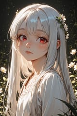 140792-3123456809-preteen girl long hair silver hair red eyes freckles, (innocence_1.9)