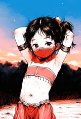 1girl, loli, aged down, little sister, immature female, Dancer, Belly Dance, sex s-2855650259